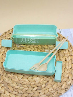 Ланчбокс "Convenient", green, 2 яруса (750 мл)