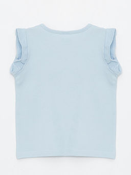 Bisiklet Yaka Basic K?z Bebek Ti??rt - Waikiki фото 2