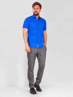 Сорочка мужская короткий рукав GREG 230/109/AZ/ZS/P/1  фото 4