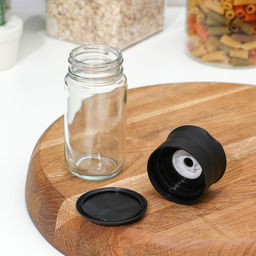Мельница для специй, в сборе с керамическим механизмом 100 мл, цвет черный - Simaland фото 4