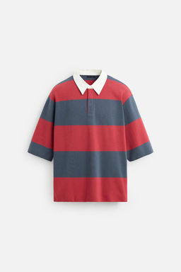 STRIPED KNIT POLO SHIRT - Zara фото 8