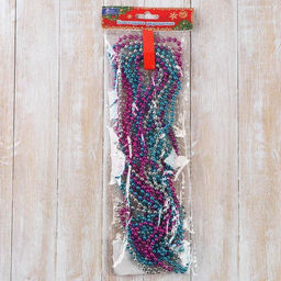 Цена за 2 шт. Бусы на ёлку Разноцветные шарики, длина 2.7 м, d=5 мм, МИКС - Зимнее волшебство фото 3