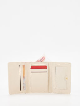 Кошелёк женский на кнопке, 10.5?2.5?8.5 см, с цветочным принтом, разноцветный