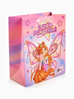 Пакет подарочный «Winx», ML  23 × 27 × 11,5, см