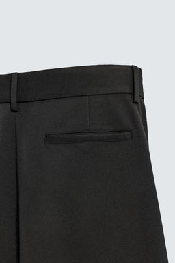 PANTAL?N WIDE FIT PLIEGUES / Negro - Zara фото 10