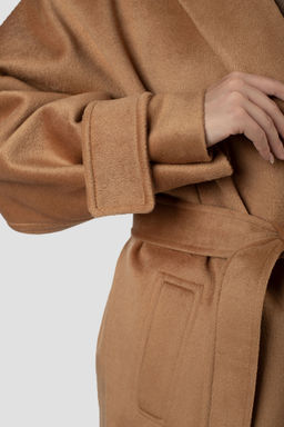 01-12010 Пальто женское демисезонное (пояс)