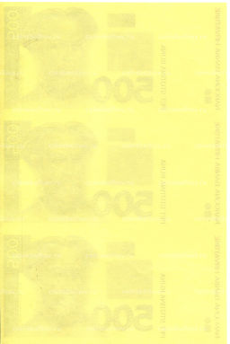500 куна 1993(1994) года Хорватия  неразрезанный лист, пробный