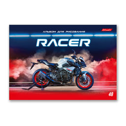 Светоч Альбом для рисования 100 г/м2 A4 29 х 20.5 см 48 л. на скобе 10 шт. 48АЛСК4_000261 Крутые байки