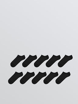 Erkek Sneaker ?orap 10lu