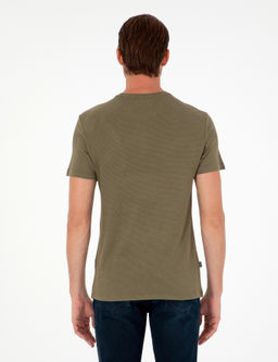 Haki Slim Fit Basic Ti__rt - Pierre cardin фото 12