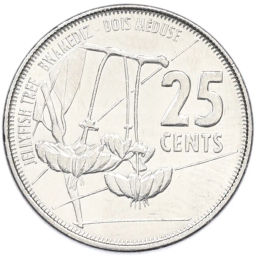 Монета 25 центов 2016 года Сейшелы