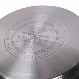 519 Набор кастрюль ZG (3пр полусф.2,1/3,1/4,1л мет.ручк.стекл.кр) ZIGEN (х4) - Mayer&boch фото 4