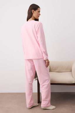 Pembe Galaksi Patchli Polar Orme Pijama Tak?m? THMAW26PT00193 - Trendyolmilla фото 4