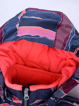 Комбинезон Valianly детский для девочки оранжевого цвета 9216O  фото 3