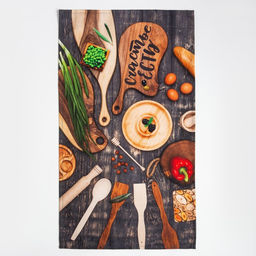 Набор полотенец Этель Счастье есть 40х73 см - 2 шт, 100% хлопок, саржа 190 г/м2  фото 6