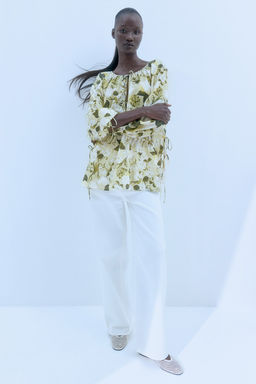 Blusa con cordon de ajuste - H&m фото 2