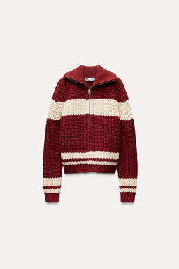 STRIPED KNIT CARDIGAN - Zara фото 3
