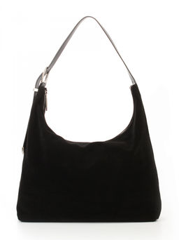 LACCOMA сумка АК3231-Ф-черный натуральная замша хлопок