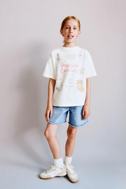 COQUETTE PRINT T-SHIRT - Zara фото 4