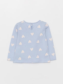 Bisiklet Yaka Desenli K?z Bebek Ti??rt - Waikiki фото 2