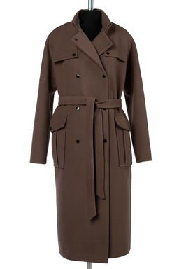 01-11939 Пальто женское демисезонное (пояс) - El podio фото 11