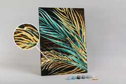 ФРЕЯ PNB/PMPT-226 Набор для раскрашивания по номерам ( с поталью ) 40 х 30 см Пальмовые ветви. Часть 3