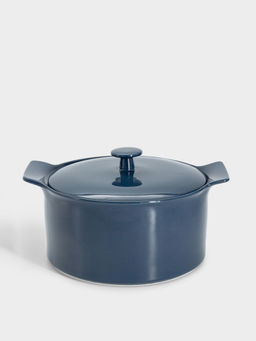 Кастрюля, 3 л, с крышкой, фарфор P, синяя, Indulgence - Maxwell & Williams фото 2
