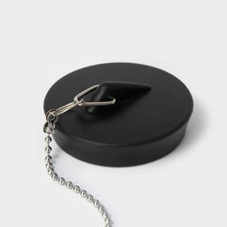 Пробка для ванны с игрушкой Доляна «Лягушка», (диаметр верха 5.1 см, низа 4.6 см), цепочка 40 см