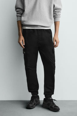PANTAL?N CARGO SLIM FIT / Negro - Zara фото 11
