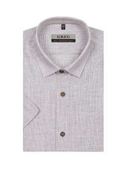 Сорочка мужская короткий рукав GREG 530/201/FL/1p  фото 4