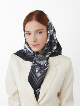 Большой, мягкий, тонкий и очень нежный платок с рисунком - Tantino фото 4