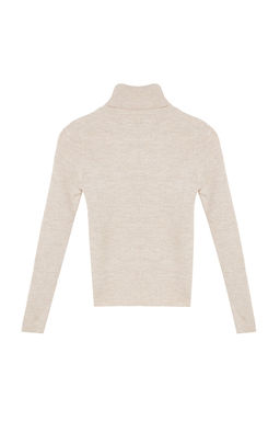 Kahverengi Basic Bal?kc? Yaka Triko Kazak TWOAW21KZ1279 - Trendyolmilla фото 40