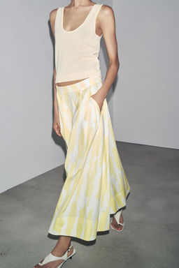 ZW COLLECTION PRINTED MIDI SKIRT - Zara фото 2