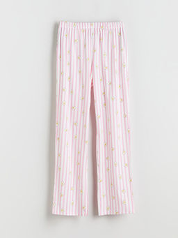 Beli Lastikli Fiyonk Desenli Kad?n Pijama Alt?