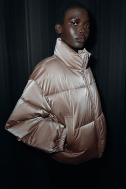 SHINY-EFFECT WATER-REPELLENT WINDPROOF ANORAK - Zara фото 2