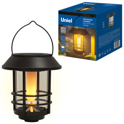 USL-S-281/PT170 FIERY LANTERN Садовый светильник на солнечной батарее Горящий фонарь. Подвесной. 12 светодиодов. Эффект горящего пламени. 1*18650 Li-Io аккумулятор в/к. IP44. TM Uniel - Volpe фото 7