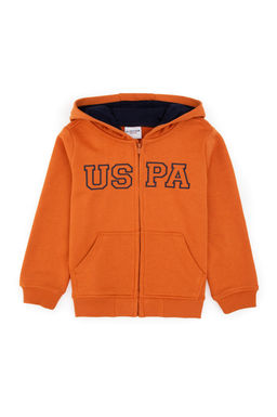 Erkek _ocuk Bak_r _rme Fermuarl_ Kap__onlu H_rka