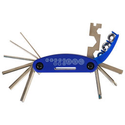 Мультиключ Dream Bike, 15 функций, сталь/пластик, цвет синий  фото 3