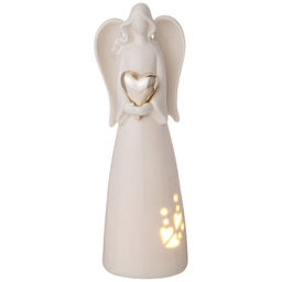 ФИГУРКА АНГЕЛ С LED-ПОДСВЕТКОЙ 9*7,5*25 СМ