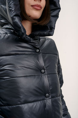 Пальто женское Лара черный - Yollochka фото 10