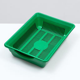 Туалет глубокий с сеткой 36 х 25 х 9 см, зеленый - Simaland фото 3