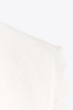 EMBROIDERED TIE TOP - Zara фото 8