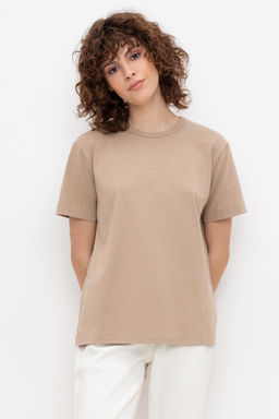 Футболка Very Neat ЕВТ 3238 из хлопка песочная  фото 4