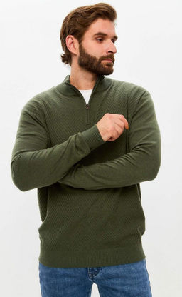 Джемпер F421-1570 khaki - Fine joyce фото 9