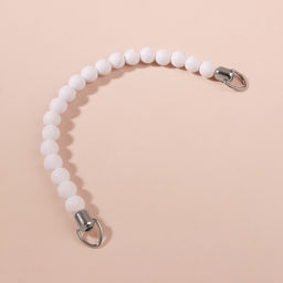 Ручка для сумки, 34 1,5 см, цвет белый - Арт узор фото 2