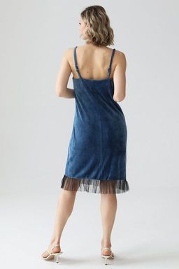 Платье в бельевом стиле из бархата - Looklikecat фото 3