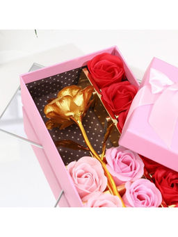 Мыльные розочки цветных оттенков и золотая роза, набор - SB BEAUTY фото 12