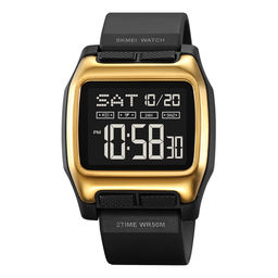 Часы наручные Skmei мужские электронные спортивные 2193gold-black