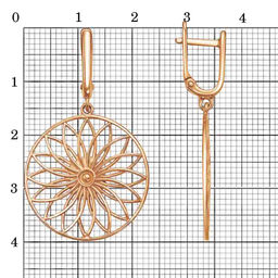 СЕРЬГИ 33015265 - Красная пресня фото 5