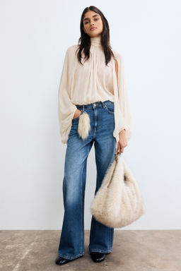 Wide Ultra High Jeans - H&m фото 5